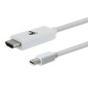 Cable Xtech convertidor con conector Mini DisplayPort macho a HDMI macho