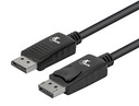 Cable Xtech DisplayPort a DisplayPort 1.8Mts Color Negro