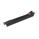Nexxt Solutions Infrastructure - Power distribution unit - Rack-mountable - AC 220-250 V - 8 Tomas de Corriente - UNIV NEMA 15A 1U