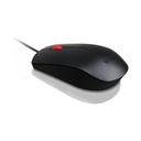 Mouse Lenovo Essential - diestro y zurdo - óptico - 3 botones - cableado - USB - negro