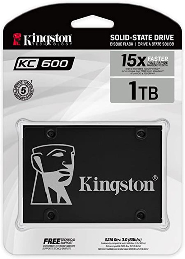 [SKC600/1024G] Unidad de estado Sólido Kingston - 1024 GB - 2.5&quot; 