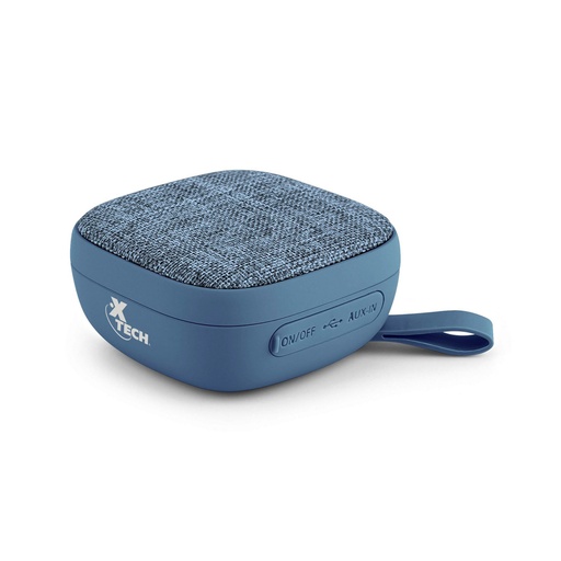 [XTS-600BL] Mini Parlante portátil YES con Bluetooth y Micrófono color azul | Xtech