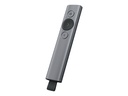 Control remoto para  presentaciones Logitech Spotlight 3 botones para pizzara color gris