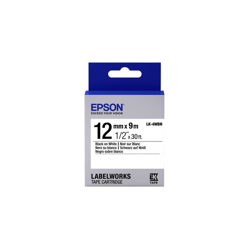 [LK-4TBN] Cinta  Rotuladora Epson Negro (LK-4TBN)