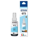 Tinta Epson Cyan Light (T673) de 70ml. L800 L805 L810 L850 L1800