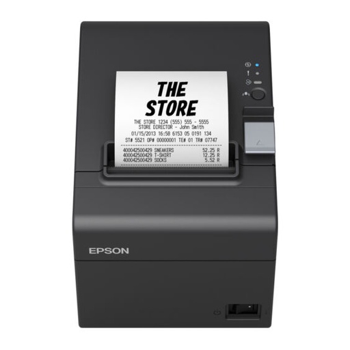 [C31CH51001] Impresora de recibos Epson TM T20III USB y serial monocromática