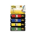 BANDERITAS POST IT 683-4 CON DISPENSADOR 4 COLORES FUERTES