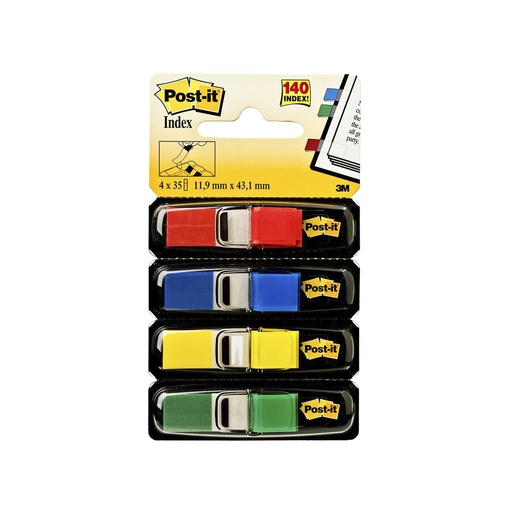 [12964] Banderitas Post-It 683-4 / 4 Colores