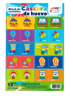 [13623] BLOCK ARCO IRIS /CASCARA DE HUEVO OFICIO CON TEXTURA FAST