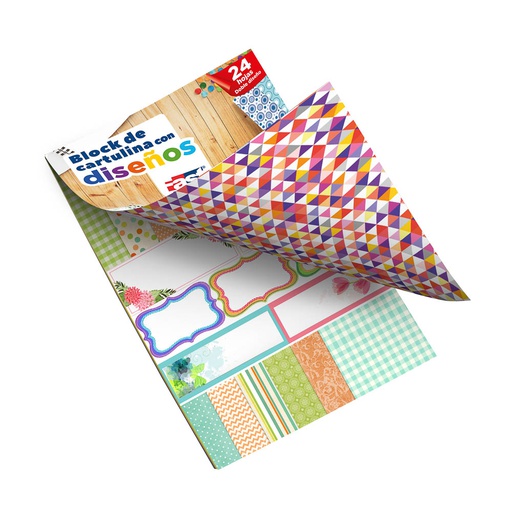 [15155] BLOCK DE CARTULINA CON DISEÑO FAST 150 G.