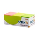 BLOCK STICKN 1.5"X2" PX12 COLORES NEON 