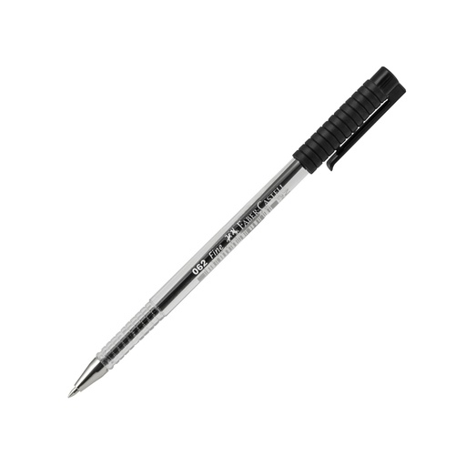 [13478-NEGRO] BOLIGRAFO FABER CASTELL  PUNTA FINA NEGRO