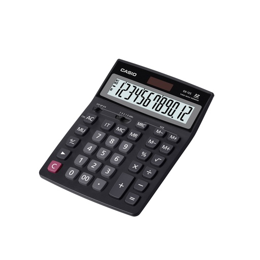 [12845] CALCULADORA PARA ESCRITORIO CASIO GX-12B-BK