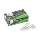 Clips Jumbo Fast Niqueleado Caja 100U