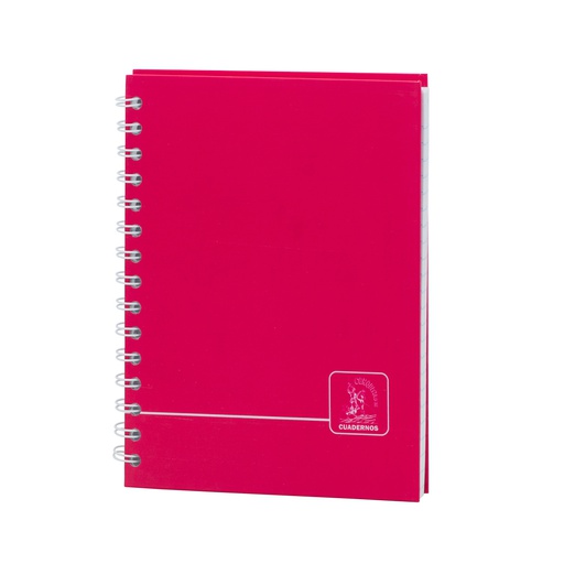 [13881-RAYADO] CUADERNO DOBLE ANILLO CONQUISTADOR 100H. TAPA DURA NO. 2 RAYADO