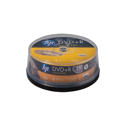 [H3W53AA] DVD+R HP Light Scribe 25 unidades