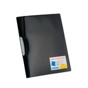 Folder Clip Lateral Beautone Carta Negro metalico