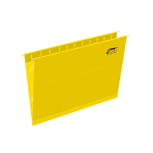 [01660-AMARILLO] FOLDER COLGANTE OFICIO AMARILLO 25U 