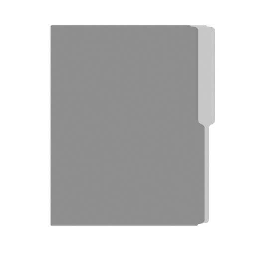 [01242-GRIS] Folder Flashfile Tamaño Carta Gris