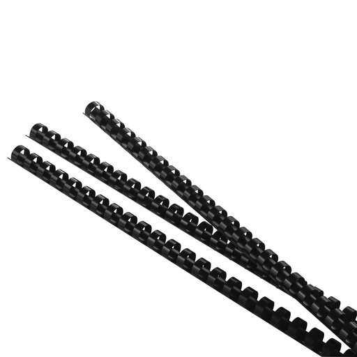 [11448-14] Lomo Espirales 50U. negro 9/16&quot; 14 mm. 
