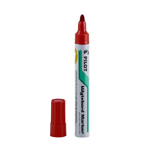 [07868-ROJO] MARCADOR PARA PIZARRON PILOT PUNTA REDONDA ROJO WBMA-TM  RECARGABLE