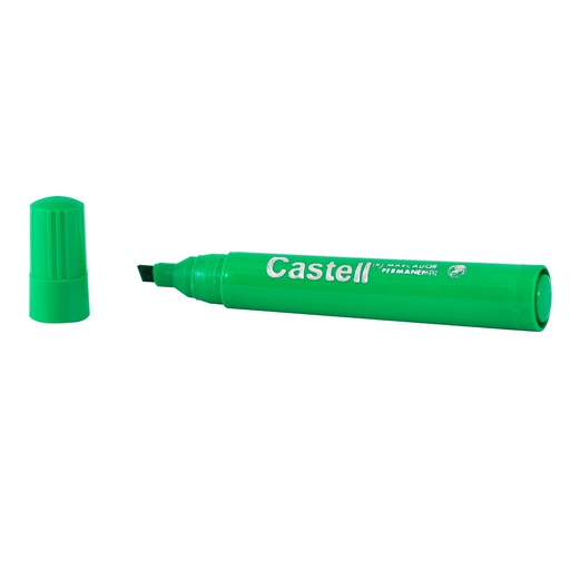 [09947-VERDE] Marcador Permanente Punta Biselada Verde