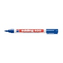 MARCADOR PERM. EDDING 400 PUNTA FINA AZUL