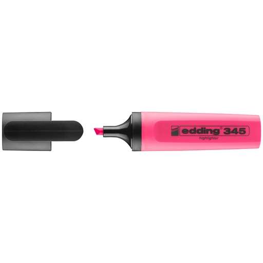 [07553-ROSADO] Marcador resaltador Edding 345 rosado