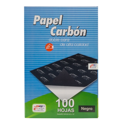 [12915-OFICIO] Papel Carbon Fast CX100 Dorso Negro Tamaño Oficio