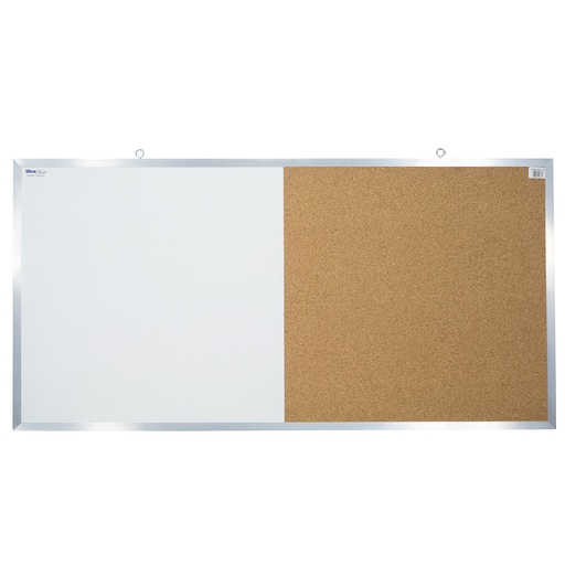 [06790] PIZARRON ULTRAWRITE MARCO DE ALUMINIO 1.20 X 0.60 FORMICA Y CORCHO