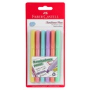 RESALTADOR FABER CASTELL BLISTER 6U COLORES PASTEL