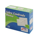 SOBRE BLANCO FAST CUADRADO BOND 75 Grs. 