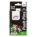 TACHUELAS PUSH-PINS FAST CX100 COLORES 