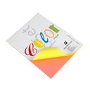 BLOCK PAPEL IRIS POPSET 80GR. CARTA 24H. 12 COLORES