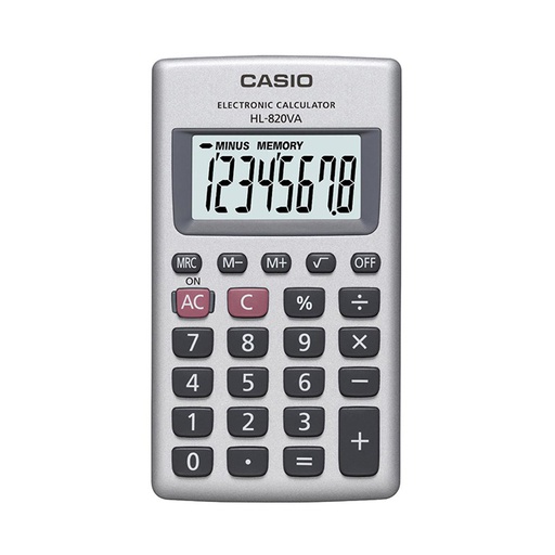 [10600] Calculadora de bolsillo casio HL-820VA-W 