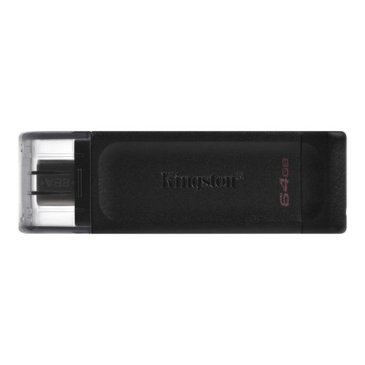 [DT70/64GB] Memoria USB Kingston DataTraveler 70 - Unidad flash   64 GB - USB-C 3.2 Gen 1