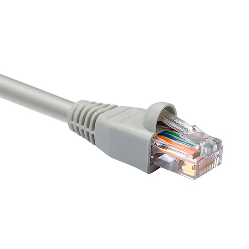 [AB360NXT01] Cable Nexxt de interconexión - RJ-45 ( M) a RJ-45 (M) - 90 cm - UTP - CAT 5e - moldeado, trenzado - gris