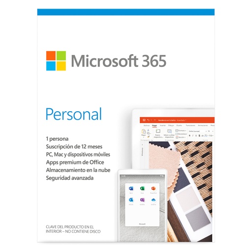[QQ2-00008TP] Licencia Microsoft 365 Personal   de suscripción (1 año)  1 persona