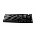 Teclado XTECH XTK-130 Alámbrico USB Multimedia en Español Negro