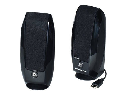 [980-000028] Bocinas para PC Logitech S150 Digital USB - USB - 1.2 vatios (Total) - negro