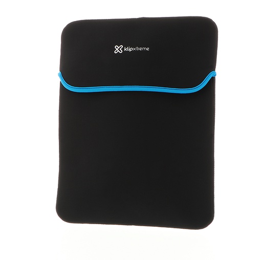 [KNS-415BL] Funda para Portátil Klip Xtreme  15.6 in, Negro/Azul - neoprene reversable