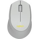 Mouse óptico Logitech M280 - diestro - 3 botones - inalámbrico - 2.4 GHz - receptor inalámbrico USB - gris