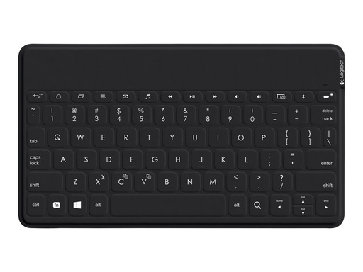 [920-006701] Teclado Logitech Bluetooth Keys-To-Go - impermeable - negro - para Apple iPad; iPhone; Apple TV