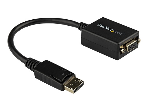 [DP2VGA2] Adaptador Conversor de Vídeo DisplayPort DP a VGA StarTech.com, Cable Convertidor Activo, Hembra VGA, Macho DP
