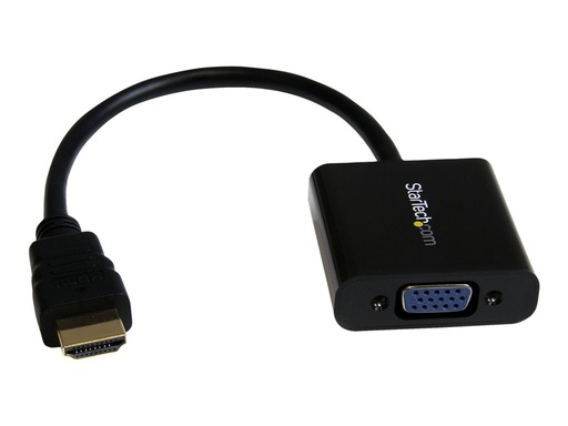 [HD2VGAE2] Adaptador Conversor de Vídeo HDMI a VGA HD15 StarTech.com, Cable Convertidor, 1920x1200, 1080p, Alta velocidad conversor de interfaz de vídeo