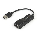 StarTech.com Adaptador USB 2.0 de Red Fast Ethernet 10/100 Mbps - NIC Externo RJ45 - Adaptador de red - USB 2.0 - 10/100 Ethernet - negro