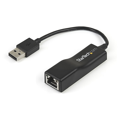 [USB2100] StarTech.com Adaptador USB 2.0 de Red Fast Ethernet 10/100 Mbps - NIC Externo RJ45 - Adaptador de red - USB 2.0 - 10/100 Ethernet - negro