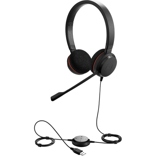 [4999-823-109] Auricular Jabra Evolve 20 MS stereo, en oreja, cableado,  USB
