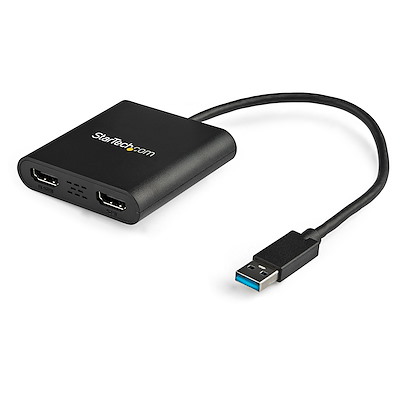 [USB32HD2] Adaptador Gráfico Externo USB 3.0 a 2 Puertos HDMI 4K