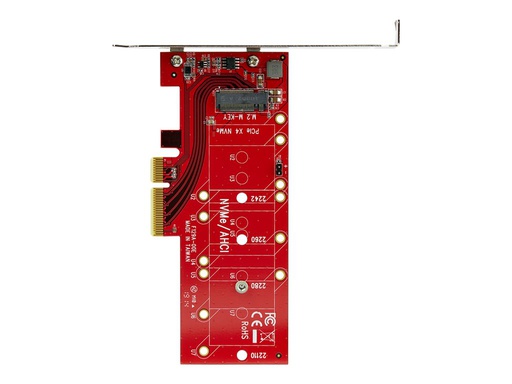 [PEX4M2E1] Adaptador PCI Express 3.0 x4 a M.2 para SSD StarTech.com, NGFF AHCI o NVMe, Adaptador de interfaz, M.2, Expansion Slot to M.2